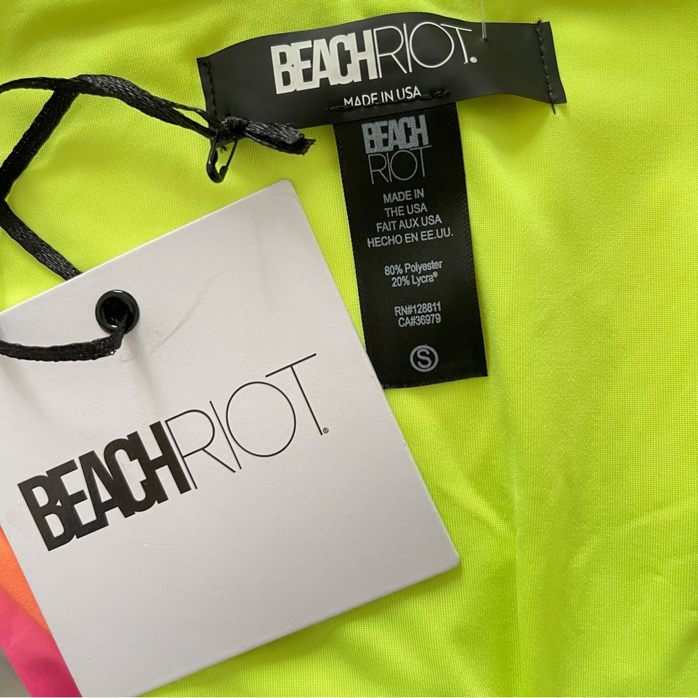 NEW Beach Riot Hyper Ocean Sunset Bikini Set - Picture 12 of 14